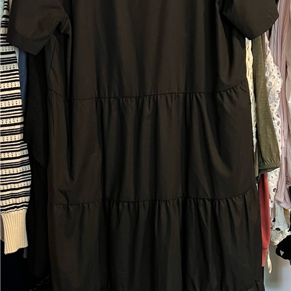 Natural Life Black Midi Dress with pockets - Picture 1 of 6